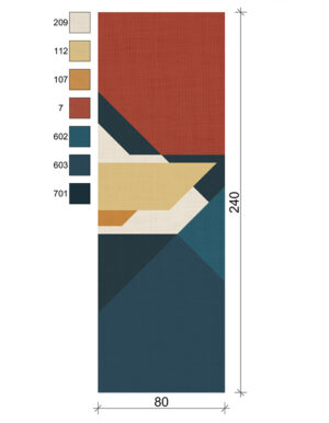 bauhaus <br>80x240 cm <br>custom