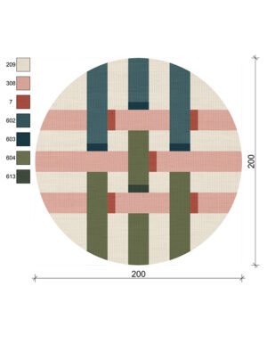 piazza custom<br/>Ø 200 cm (L)